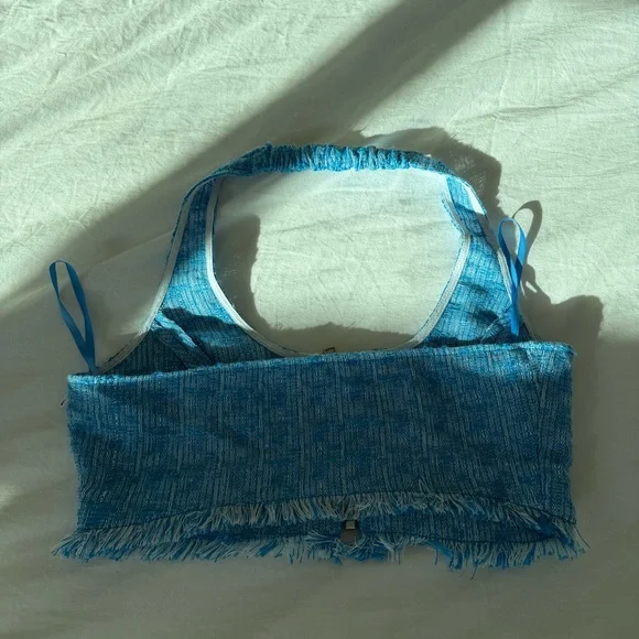 STAUD Becca Tweed Crop Top - Picture 4 of 4